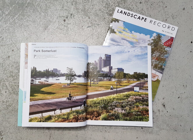 Park Somerlust featured in Landscape Record magazine